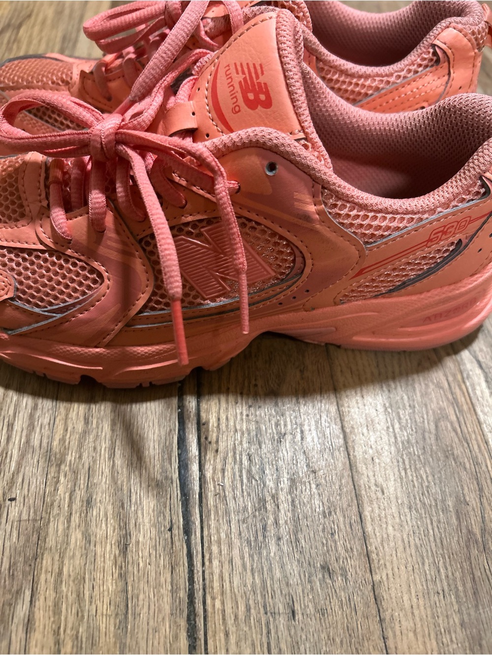 New Balance Pink Coral Athletic Sneakers